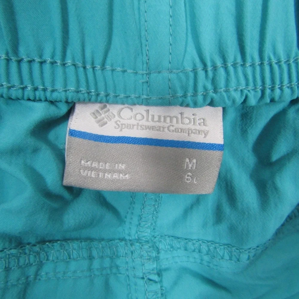 Columbia Swim Shorts‎ Mens Medium Blue Elastic Waist Mesh Lined Quick Dry